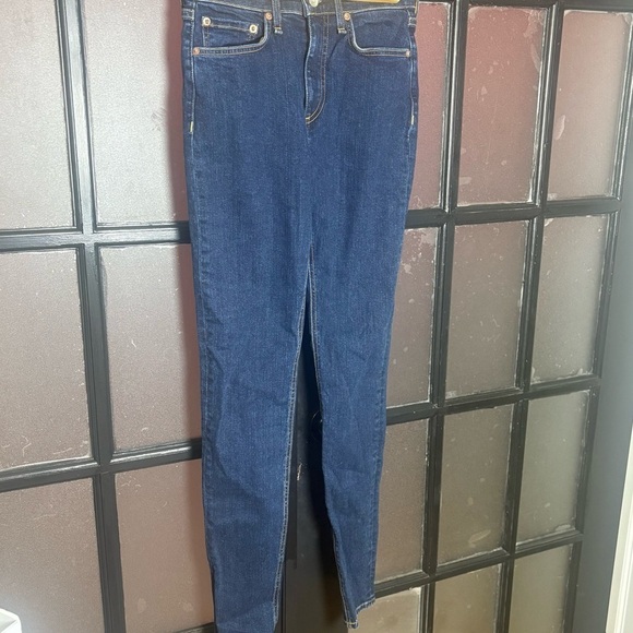 rag & bone Denim - rag & bone Nina High-Rise Skinny Jeans Dark Wash Size 25
